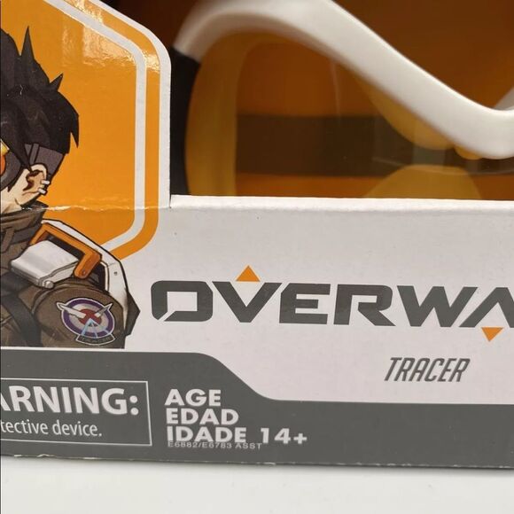 Hasbro Blizzard Entertainment Overwatch Tracer Roleplay Cosplay Mask - Picture 5 of 7
